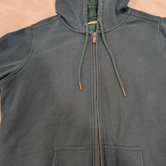 L.L. Bean L.L.Bean 1912 Sweatshirt, Flannel-Lined Hoodie (Green) - Picture 5 of 16